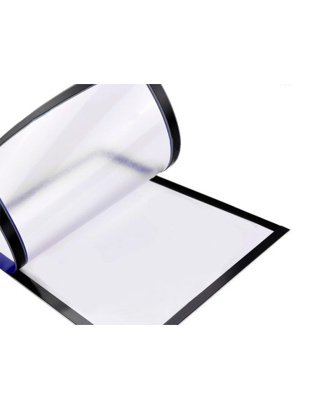 MARCO PORTA ANUNCIOS  MAGNETICO A4 DORSO ADH.REMOV.AZ.