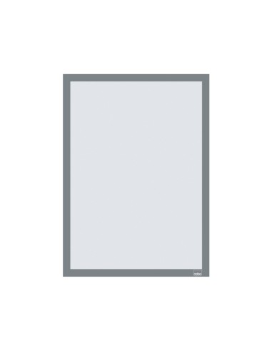 MARCO PORTA ANUNCIOS NOBO A3 MARCO MAG.AUTOADHESIVO PLATA PK.DE 2 UD.