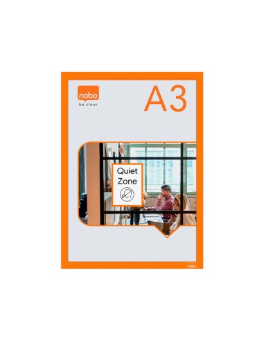 MARCO PORTA ANUNCIOS NOBO A3 MARCO MAG. AUTOADHESIVO NJ. PK.DE 2 UD.