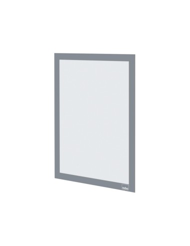 MARCO PORTANUNCIOS NOBO A4 MARCO MAG. AUTOADHESIVO PLATA PK.DE 2 UD.