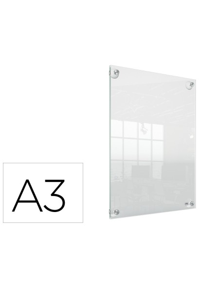 MARCO PORTANUNCIOS NOBO ACRILICO TPTE. REMOV.A3 S/MARCO 348X24X471MM
