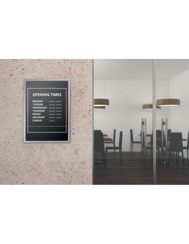 MARCO PORTANUNCIOS NOBO IMPRESSION PRO A4 MARCO CLIP AL.235X13X325MM