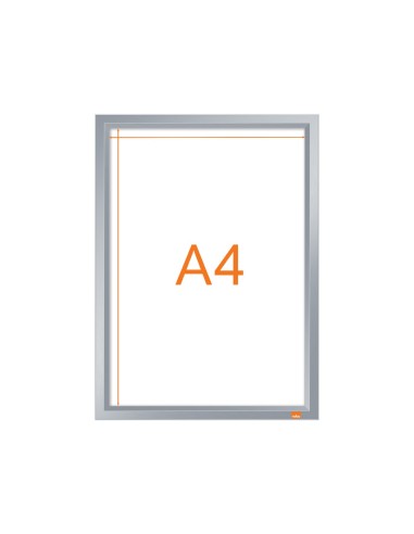 MARCO PORTANUNCIOS NOBO IMPRESSION PRO A4 MARCO CLIP AL.235X13X325MM