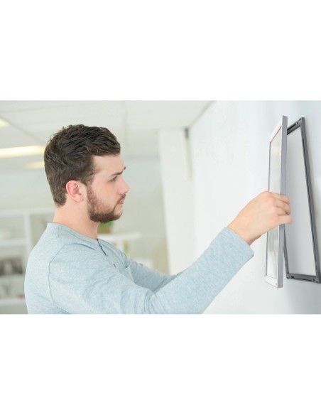 MARCO PORTANUNCIOS NOBO IMPRESSION PRO A4 MARCO CLIP AL.235X13X325MM