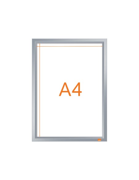 MARCO PORTANUNCIOS NOBO IMPRESSION PRO A4 MARCO CLIP AL.235X13X325MM