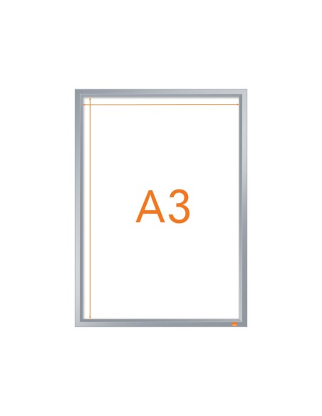 MARCO PORTANUNCIOS NOBO IMPRESSION PRO A3 MARCO CLIP AL.320X17X445MM