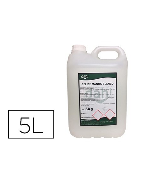 GEL MANOS DAHI NACARADO GARRAFA 5 LITROS