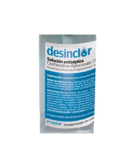 SOLUCION ANTISEPTICA CLORHEXIDINA DESINCLOR BOTE PULVERIZADOR 30 ML
