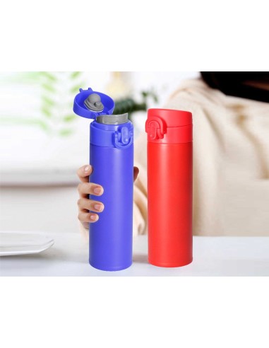 TERMO ACERO INOXIDABLE DOBLE COBERTURA APERTURA FACIL BOTON 330