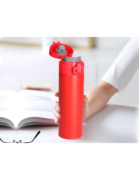 TERMO ACERO INOXIDABLE DOBLE COBERTURA APERTURA FACIL BOTON 330