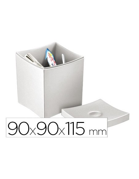 CAJA INFUSIONES CEP CON TAPA DESMONTABLE POLIESTIRENO 90X90X115 MM
