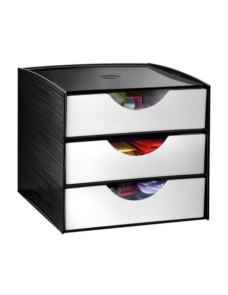 MODULO 3 CAJONES PT. GRIS/MARRON ESPECIAL SNACKS 395X385X670MM.8-111