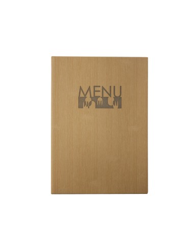 PORTA MENUS LIDERPAPEL PU 22,5 X 32 CM CON 4 FUNDAS