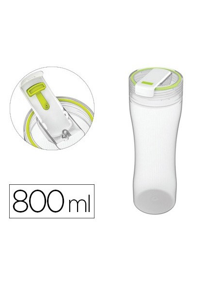 VASO BEBIDAS OFFISYS CAP.0,8L.DOBLE AP.LIMPIEZA FACIL HERM. 81X240 MM