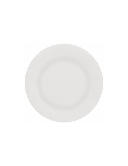 PLATO PAPEL RECICLABLE BL.18 CM PAQUETE 100 UD.