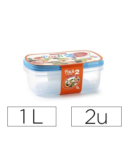 FIAMBRERA PLASTICFORTE TPTE.T.1LT.PACK 2 UD.