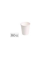 VASO CARTON BIODEGRADABLE BL.360 CC PQ.DE 40 UD. 2