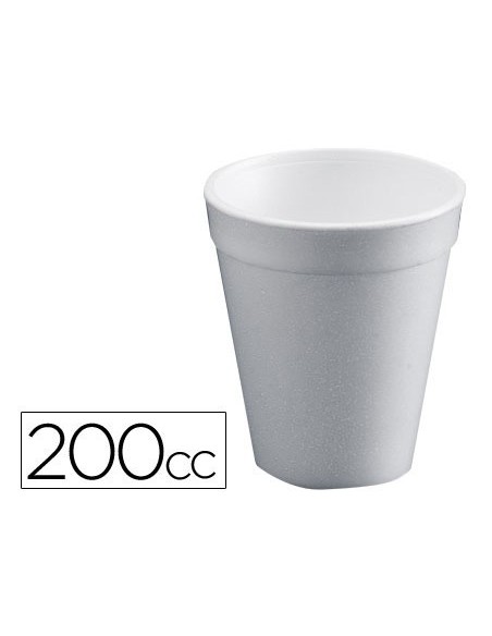 VASO TERMICO DE POLIEXPAN 200CC PAQUETE DE 25