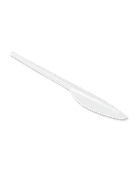 CUCHILLO PLAST.BL.REUTILIZABLE PQ.DE 100 UD.