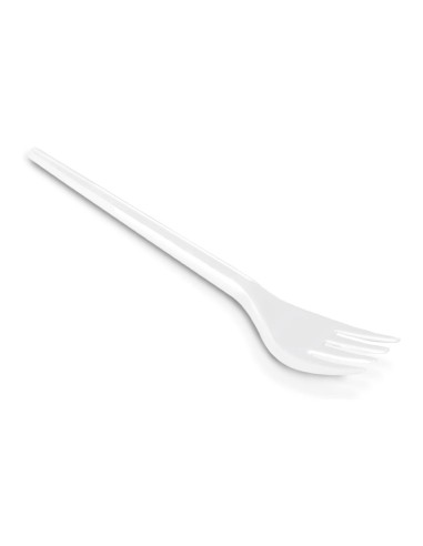 TENEDOR PLAST.BL.REUTILIZABLE PQ.DE 100 UD.