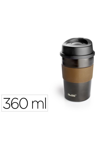 VASO TERMICO IBILI DOBLE PARED LUXE CAFE 360 ML