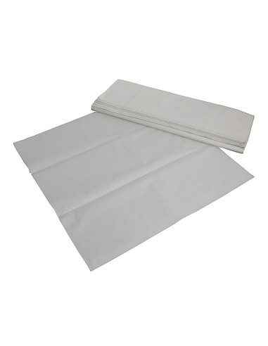 MANTEL DE PAPEL BLANCO EN HOJAS 100X100 CM CAJA DE 400