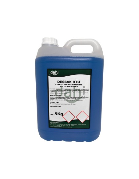 LIMPIADOR BACTERICIDA DESBAKAZUL SIN ACLARADO GARRAFA 5 LITROS