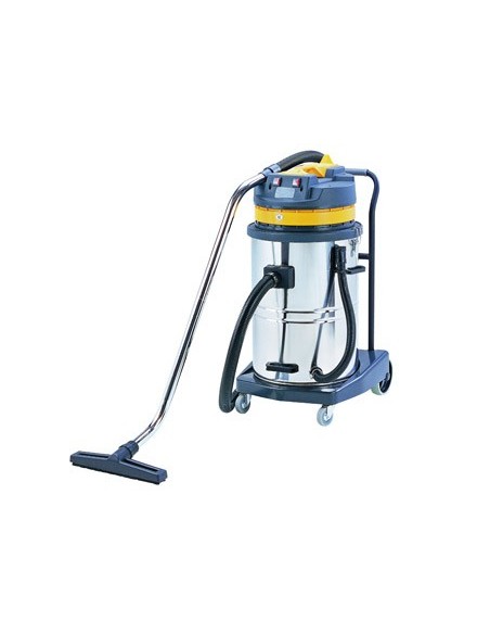 ASPIRADORA INDUSTRIAL Q-CON.70L 2000W EN SECO Y AGUA 102,5X54X60 CMS