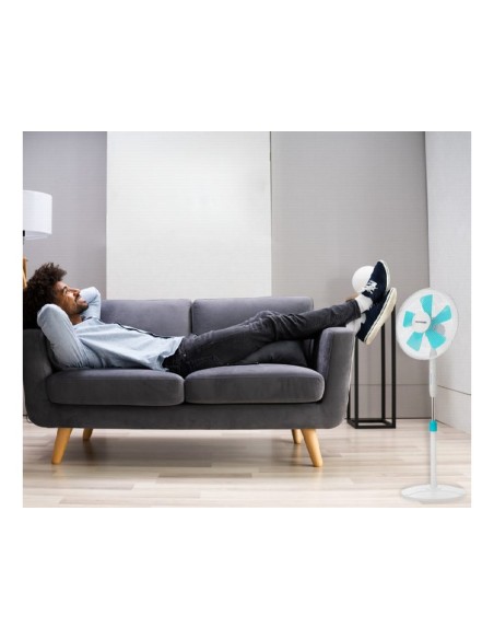 VENTILADOR BLAUPUNKT PIE 5 ASPAS 3 VEL.ALT.REG.MANDO DIST.+TEMP. 45W