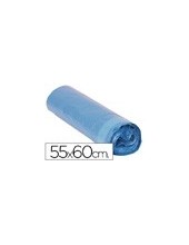 BOLSA BASURA MESAC-20 AZUL CIERRA FACIL 55X60 GALGA 120 ROLLO 20 UDS. 2