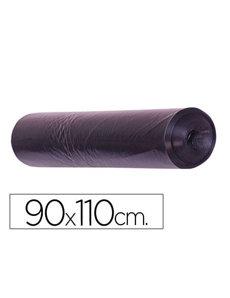 SACO BASURA NEGRO 90X110 GALGA 200 ROLLO 10 UDS.