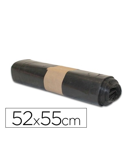 BOLSA BASURA DOMESTICA NG.52X55CM GALGA 70 PAPELERAS ROLLO 20UD.