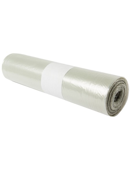 BOLSA BASURA DOMESTICA TRANSLUCIDA 52X60CM GALGA 70 ROLLO 20UD.