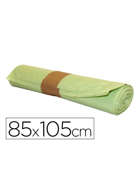 BOLSA BASURA INDUSTRIAL AM.A 85X105CM GALGA 110 ROLLO DE 10 UNIDA