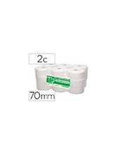 PAPEL HIGIENICO JUMBO 2/C CELULOSA BLANCA MANDRIL 70MM.KF16756 2