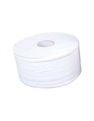 PAPEL HIGIENICO JUMBO 2/C BLANCO-MANDRIL 62,5 MM PARA DISP.325