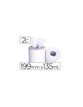 PAPEL SECAMANOS 2 CAPAS 199 MM X 135 MT MANDRIL 76 MMDIAMETRO 197 MM 2
