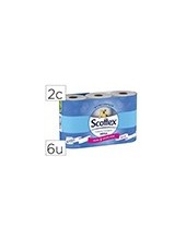 PAPEL HIGIENICO SCOTTEX MEGARROLLO DOBLE LARGO PACK DE 6+3 ROLLOS 2