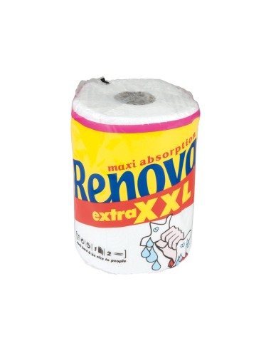 PAPEL COCINA RENOVA JUMBO ULTRA ABSORBENTE 42G/M2 210MM X 25M