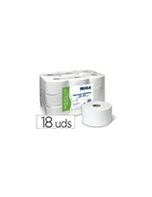 PAPEL HIGIENICO INDUSTRIAL GOFRADO BUGA RECICLADO 2 CAPAS 130 M 2