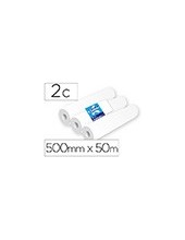 ROLLO PAPEL PARA CAMILLAS AMOOS 2 CAPAS 67 SERVICIOS 500 MM X 50 M 2