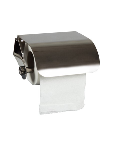DISPENSADOR Q-CON DE PAPEL HIGIENICO ACERO INOXIDABLE 122x98x45 MM