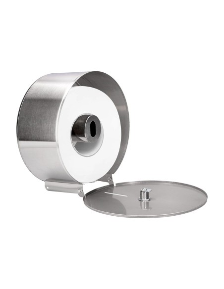 DISPENSADOR Q-C/PAPEL HIGIENICO JUMBO ACERO INOXIDABLE 115x254x265 MM