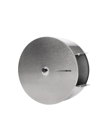 DISPENSADOR Q-C/PAPEL HIGIENICO JUMBO ACERO INOXIDABLE 115x254x265 MM