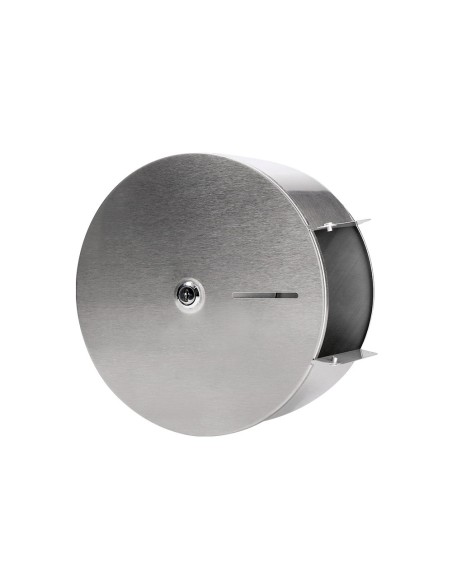 DISPENSADOR Q-C/PAPEL HIGIENICO JUMBO ACERO INOXIDABLE 115x254x265 MM