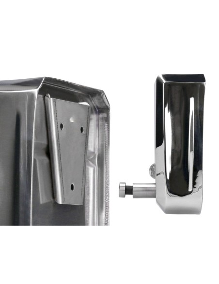 DISPENSADOR MANUAL Q-CON JABON 800 ML ACERO INOXIDABLE 178x114x56 MM