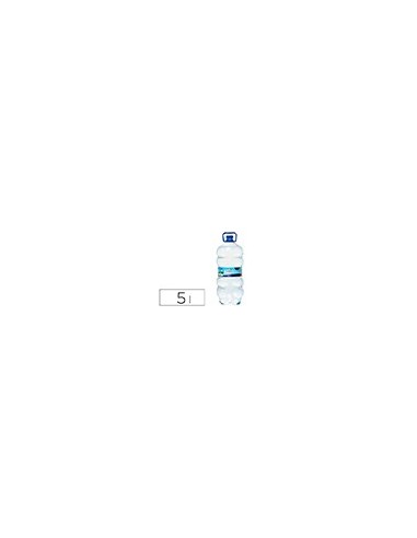 AGUA MINERAL NATURAL FUENTE PRIMAVERA BOTELLA DE 5L