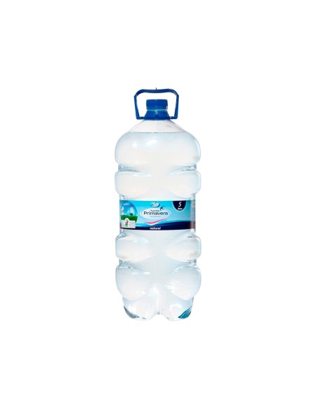 AGUA MINERAL NATURAL FUENTE PRIMAVERA BOTELLA DE 5L