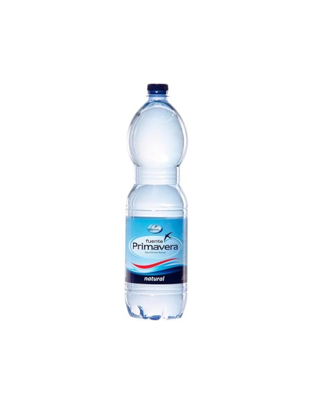 AGUA MINERAL NATURAL FUENTE PRIMAVERA BOTELLA DE 1,5L