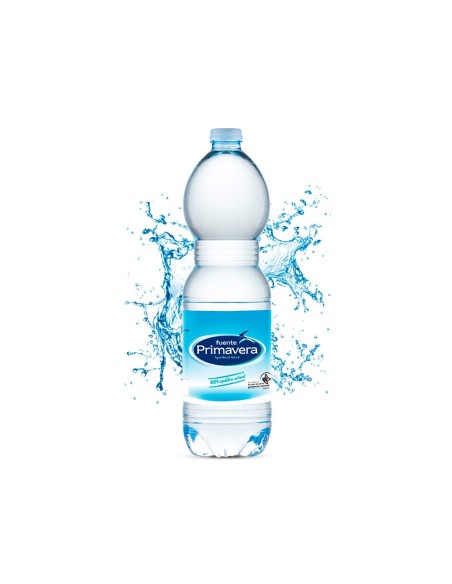 AGUA MINERAL NATURAL FUENTE PRIMAVERA BOTELLA DE 1,5L